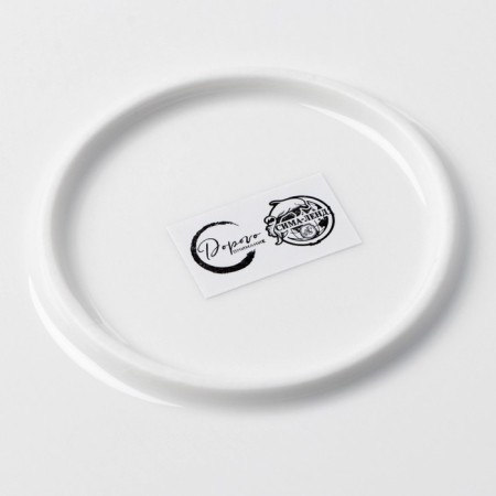 Ceramic Iceberg ceramic plate, white, 27 cm, white color-7
