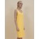 Women's dress, size XL, yellow color