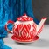 Set of Tea Rishtan Ceramics "Atlas", 9 items (teapot-0.8l, Pialy-0.5/0.3l)