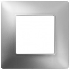 The frame for the circuit breaker for 1 post, era Elegance, aluminum