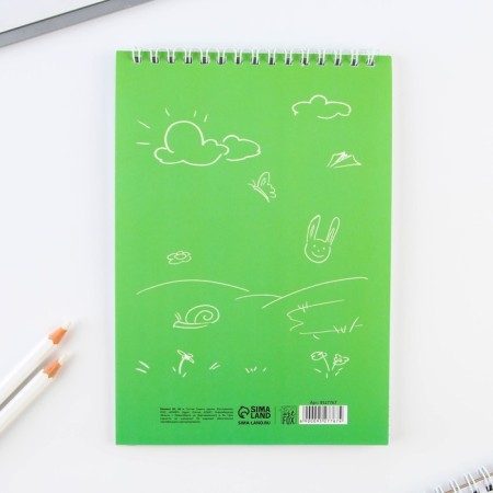 Notepad "Dog", A5 format, 40 sheets, cardboard cover soft-4