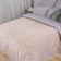 Pedid-worshiped "Jacquard", size 240x260 cm, dusty rose color