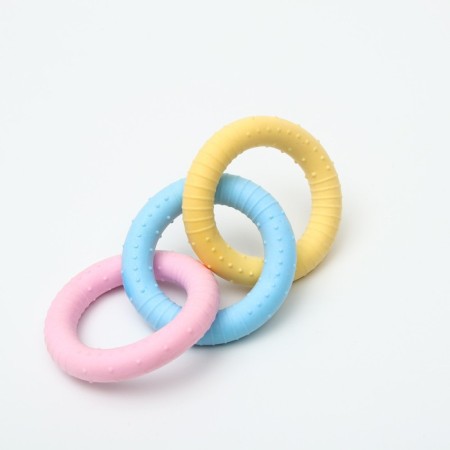 Toy floating for dogs "Ring" Piggon Premium, foamed TPR, 16 cm-1