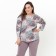 Costume (longshit, trousers) female "oasis" color is light brown, size 46