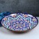 Largan Rishtan ceramics "Flowers", 32 cm, blue