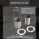 Kitchen mixer Zein Z3700, swing pour 26 cm high, ABS plastic, graphite
