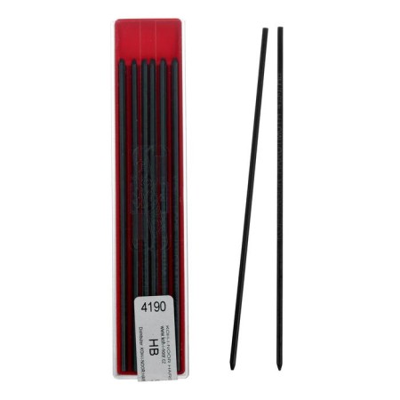 Grifles for zange pencils 2.0 mm, Koh-I-Noor, 4190 HB, 12 pieces, in case
