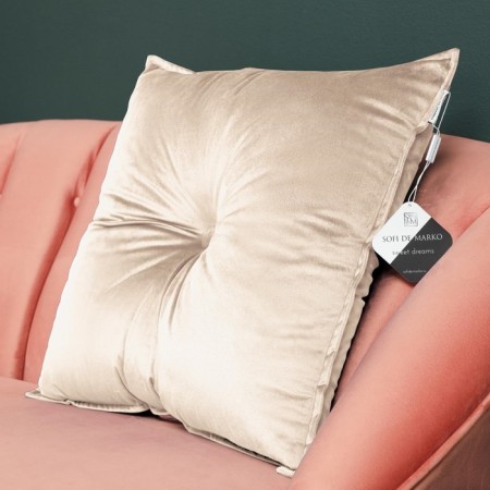 Sofi de Marko “Vivian” pillow, size 55x55 cm, milk color-1