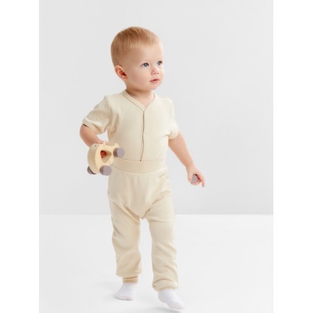 Pants children's minku "Nature", beige color, height 68-74 cm-6