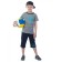 Children's costume Hi Bro !!!, height 104 cm, light-gray color