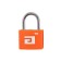 Castle of suitcases "Allur" BC1L-20, D = 2.8 mm, orange