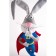 Gulliver soft toy "Super Hare", 41 cm