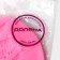 Mold Dolyana "Wings", silicone, d = 8.3 cm, pink color
