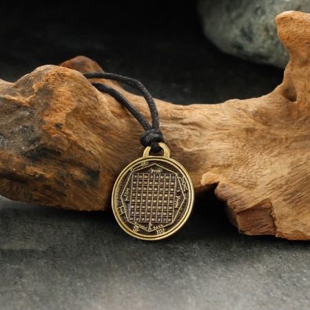 Protective amulet "Talisman Mercury" No. 17, 25x25mm, metallic-2