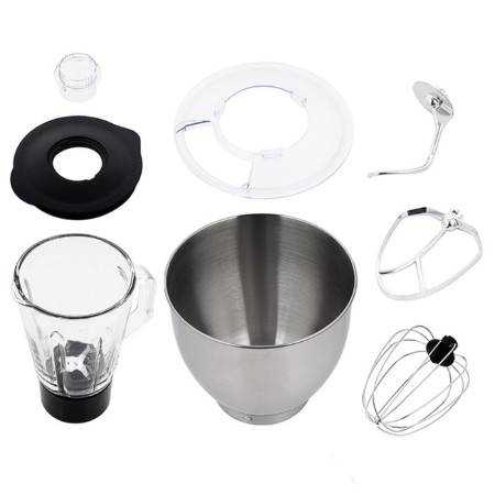 Mixer KitFort KT-1339-1, Planetary, 1200 W, 1.5 l, 6 speeds + impulse, silver-3