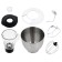 Mixer KitFort KT-1339-1, Planetary, 1200 W, 1.5 l, 6 speeds + impulse, silver