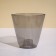 Pot for orchids, 2.5 l, 16.4 × 18.5 cm plastic, transparent gray
