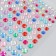 Sticker Plastic Rhinestones "Assorted Glitter" MIX 11x18.5 cm