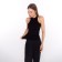 T -shirt female, black color, size 44