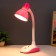 Landry table lamp E27 40W white-pink 17x12x44 cm Risalux