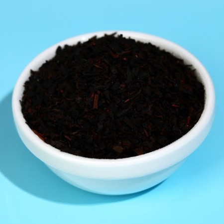 Black Indian Tea "I came" with strawberries, in a canning bank, 60 g.-1