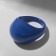 Ring "Joy" voluminous, the color is blue, size 16.5