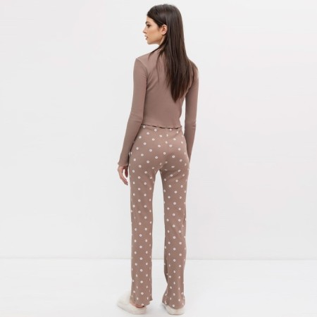 Home female set (jumper/pants), coffee color, size 48-1