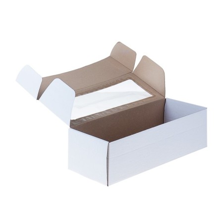 Self -charged box, with a window, white, 16 x 35 x 12 cm-2