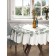 The tablecloth "branches of eucalyptus", round, Saten, d = 150 cm