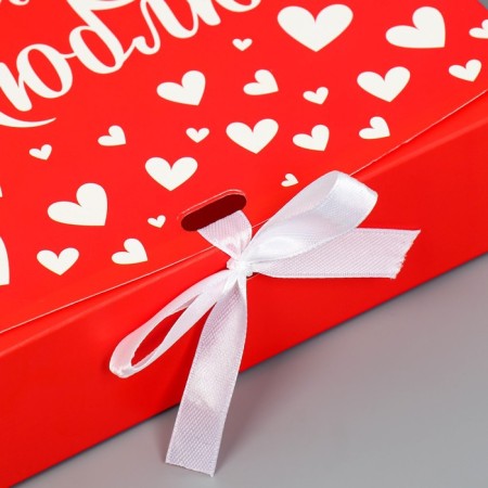 Gift folding box, packaging, “love”, 20 x 18 x 5 cm, without tape-2