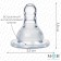 A nipple for a bottle, +3 months, medium stream, classic throat 35mm. (packing 20pcs)