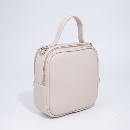 Women's bag over the shoulder Textura, small size, beige color-1