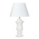 Lunet table lamp E27 40W white 28x28x45 cm Risalux