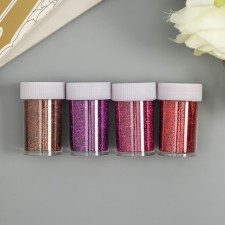 Glitter in a jar with a dispenser 