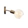 Wall lamp EVOLUCE. Sle155301-01. Gentore. 1x60 W, E14, 13x14.5 cm, Antique copper color