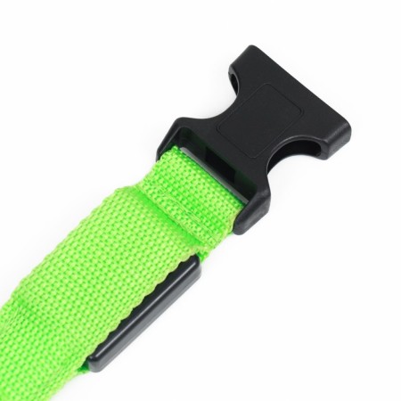Collar with backlight size L, Osh 45-52 x 2.5 cm, 3 glow modes Green-9