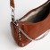 Cross-Bodi Bag on a zipper, brown color