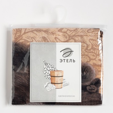 Towel "I love the bathhouse" 70x146 cm, 100% cotton 160g/m2-5