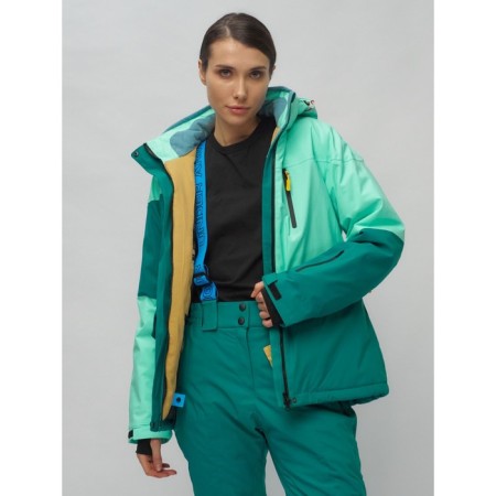 Ski suit, size 46, turquoise color-8