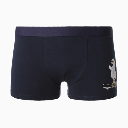 Panties men's boxers "goose", dark blue color, size 46-4