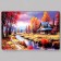 Acrylic painting "Spring in the village" 39.5x60 cm