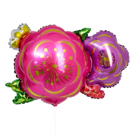 Foil ball 28 "Flower", pink