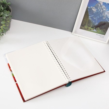 Photo album magnetic 23x28 cm. 30 sheets, "Flowers"-4