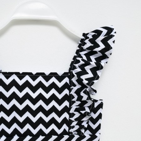 Costume for girls, black/white color, height 146 cm-7