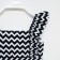Costume for girls, black/white color, height 146 cm