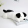 Soft toy "Dog", 75 cm, black and white color