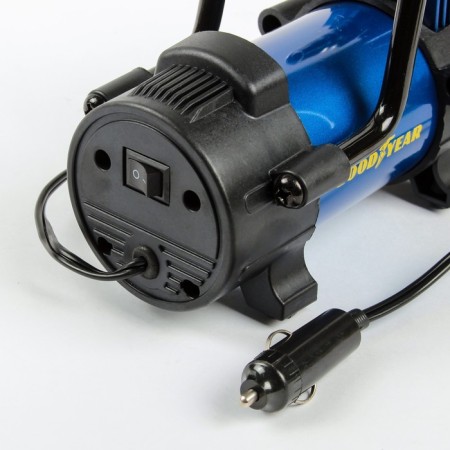 Car compressor Hoodyear Gy-40L, 40 l/min, with a removable handle, a removable twisted hose, with a bag-3