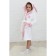 Baby bunny "Bunny", height 92 cm, white+pink, Makra