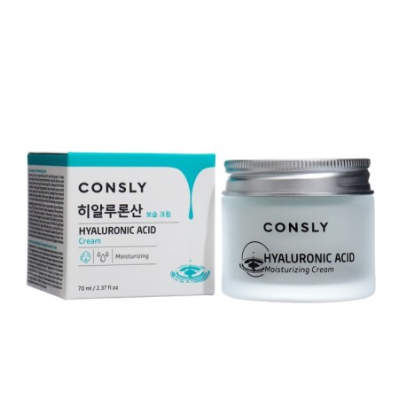 Consly face moisturizer with hyaluronic acid, 70 ml
