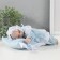 Musical Mechanical Doll "Sleeping on the pillow" Blue, moves 13.5x19.5x8 cm 104624